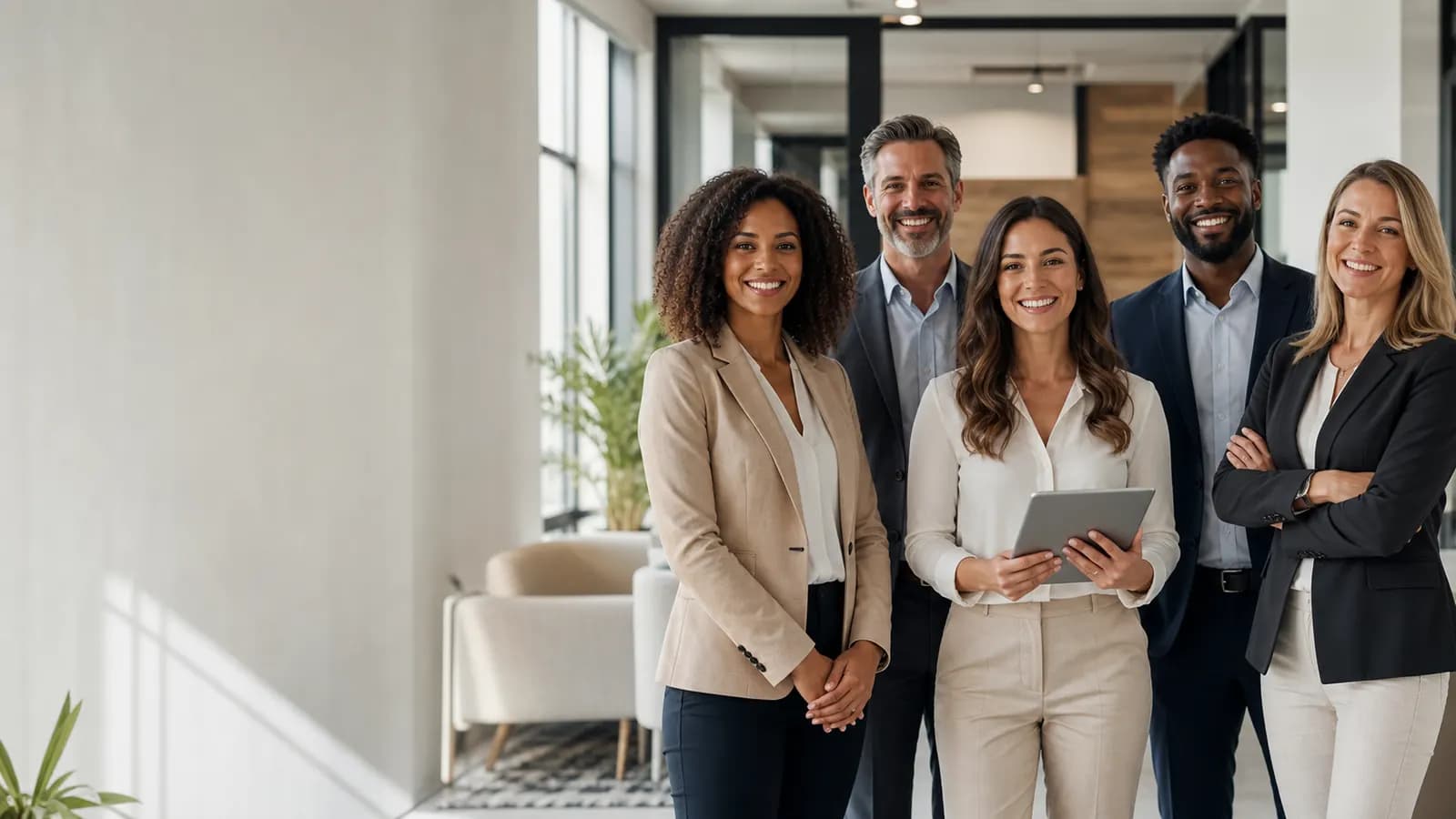 Modern real estate team planning digital member experiences
